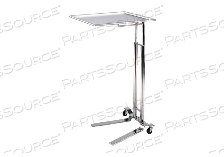 OEM#: 58INSTRUMENT TRAY, STAINLESS STEEL, SILVER, 20 IN X 25 IN, MAYO STYLE by Pedigo Products, Inc.