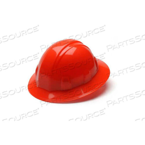 OEM#: HP24141HI VIS ORANGE FULL BRIM STYLE 4 POINT RATCHET HARD HAT by Pyramex