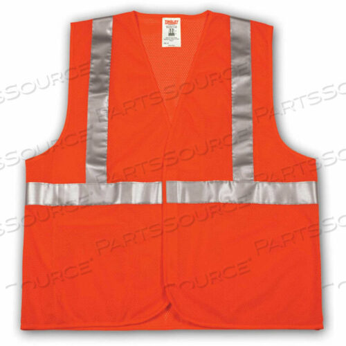 OEM#: V70629.L-XLV70629 JOB SIGHT CLASS 2 VEST, FLUORESCENT ORANGE, POLYESTER MESH, L/XL by Tingley Rubber