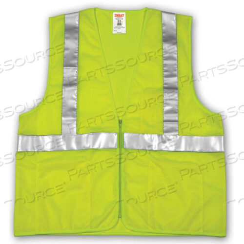 OEM#: V70632.4X-5XV70632 JOB SIGHT CLASS 2 VEST, FLUORESCENT LIME, POLYESTER MESH, 4XL/5XL by Tingley Rubber