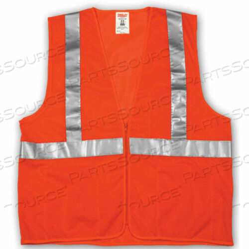 OEM#: V70639.2X-3XV70639 JOB SIGHT CLASS 2 VEST, FLUORESCENT ORANGE, POLYESTER MESH, 2XL/3XL by Tingley Rubber