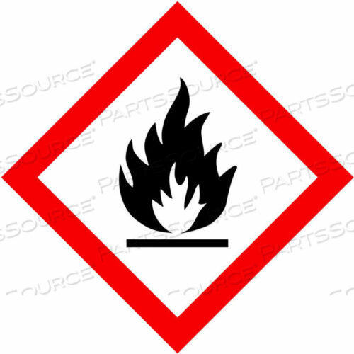 OEM#: GHS1270GHS FLAME HAZARD PICTOGRAM PLACARD, 10-3/4 X 10-3/4 by Incom Manufacturing