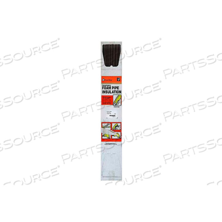 OEM#: 5P12XB6FROST KING PRE-SLIT PIPE INSULATION, 1/2 THICK FOR 1 COPPER by Thermwell Products Co., Inc.