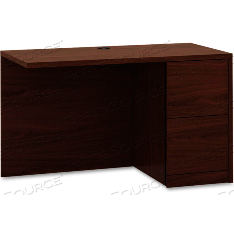 OEM#: HON105905RNNRETURN DESK WITH FULL HEIGHT PEDESTAL, RIGHT - 48 - MAHOGANY - 10500 SERIES by HON