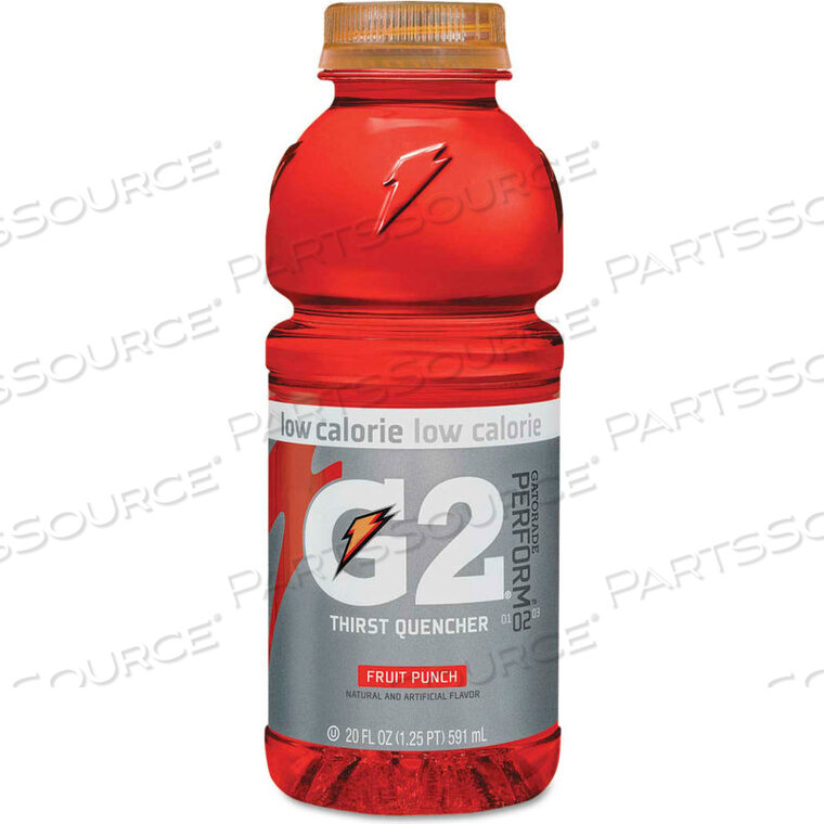 OEM#: 052000204056G2 PERFORM 02 LOW-CALORIE THIRST QUENCHER, FRUIT PUNCH, 20 OZ BOTTLE, 24/CARTON by Gatorade