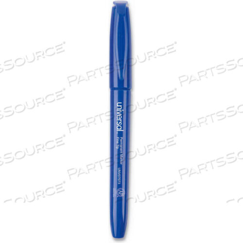 OEM#: UNV07073PEN-STYLE PERMANENT MARKER, FINE BULLET TIP, BLUE, DOZEN by Universal Products