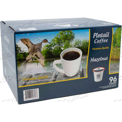 OEM#: HAZELSS96HAZELNUT, MEDIUM ROAST, 0.53 OZ., 96 K-CUPS/BOX by Pintail Coffee, Inc.