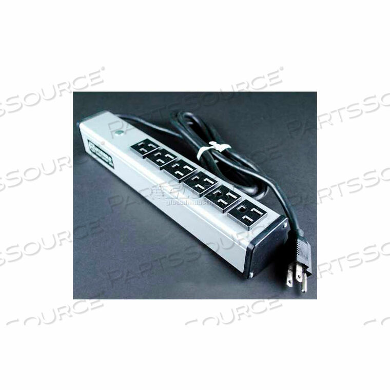 OEM#: UL206BC*UL206BC MULTI-OUTLET POWER UNIT, 125V, 15A, 12-1/4L, 6 OUTLETS, 6 CORD by Wiremold