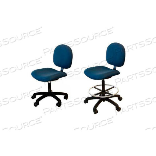 OEM#: 500-EV-BKWSI 500 SERIES CHAIR, ESD VINYL, NYLON BASE, 18-23H, BLACK by Workstation Industries, Inc.