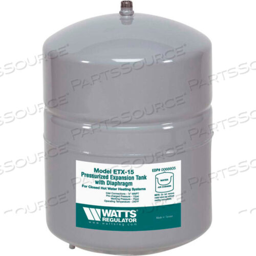 OEM#: 0066605ETX-15 TANK NON-POTABLE WATER EXPANSION TANK by Watts Regulator Co.