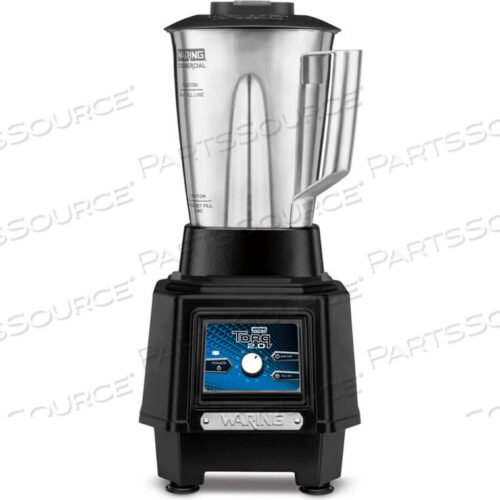 OEM#: TBB175S4WARING TORQ BAR BLENDER 48 OZ. STAINLESS STEEL JAR, VARIABLE SPEED, 2 HP by Conair