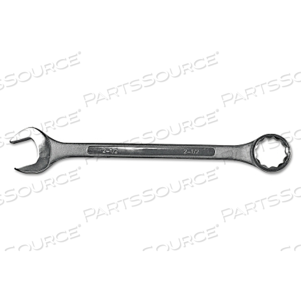 OEM#: 04034JUMBO COMBINATION WRENCH, 2-3/8 IN OPENING, 25-1/2 IN L, 12 POINT, NICKEL CHROME PLATED FINISH by Anchor