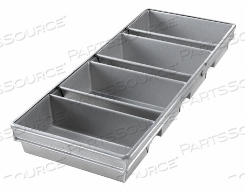 OEM#: 49415BREAD PAN 4-STRAP 10X5 by Chicago Metallic