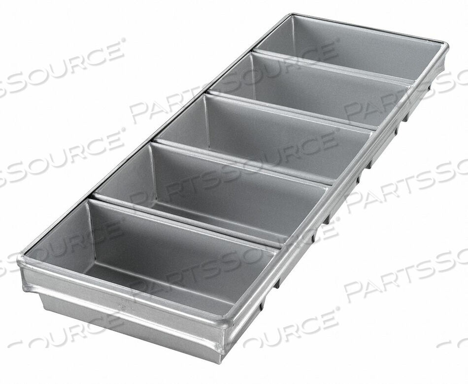 OEM#: 44255BREAD PAN 5-STRAP 8-1/2X4-1/2 by Chicago Metallic