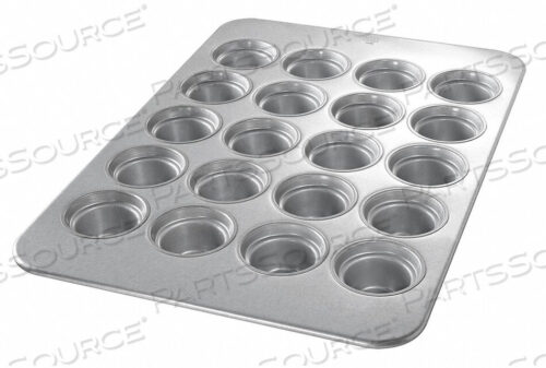 OEM#: 44555LARGE CROWN MUFFIN PAN 20 MOULDS by Chicago Metallic