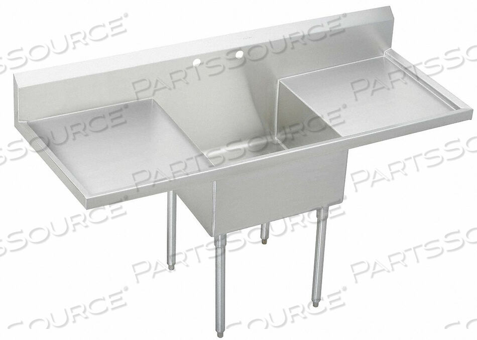OEM#: WNSF8124LR2SCULLERY SINK WITHOUT FAUCET 72 IN L by Elkay