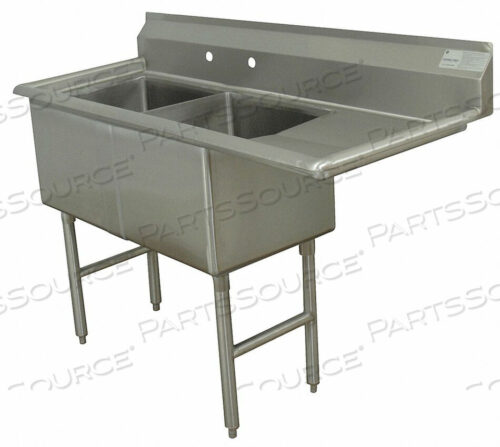 OEM#: FC-2-1818-18R-XSCULLERY SINK STAINLESS STEEL 24 IN W by Advance Tabco