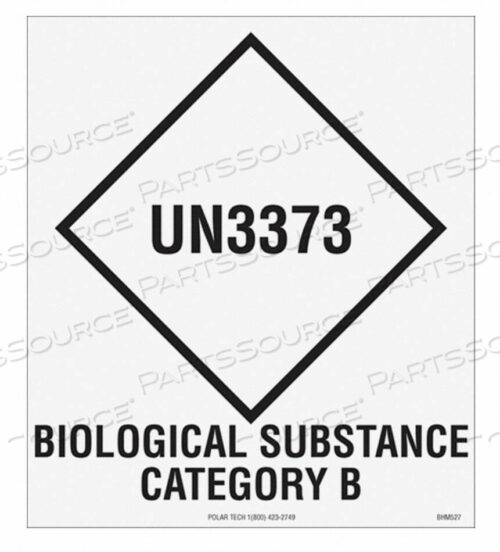 OEM#: BHM527SECONDARY LABEL 4 H 3-1/2 W PK500 by Polar Tech