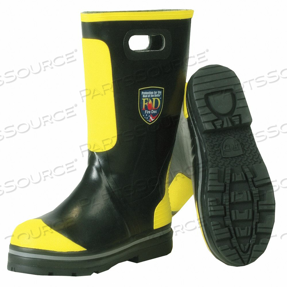 OEM#: FDXR100-9WG8768 SHOE-FIT FIREFIGHTING BOOTS 9W STEEL PR by Fire-Dex
