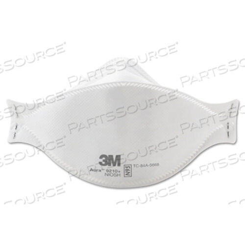 OEM#: 7100110559AURA SERIES N95 PARTICULATE DISPOSABLE RESPIRATOR, 9210+, DUST/NON-OIL AEROSOL AND PARTICLES by 3M Consumer