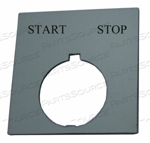 OEM#: HT8SP47LEGEND PLATE SQUARE START STOP BLACK by Eaton