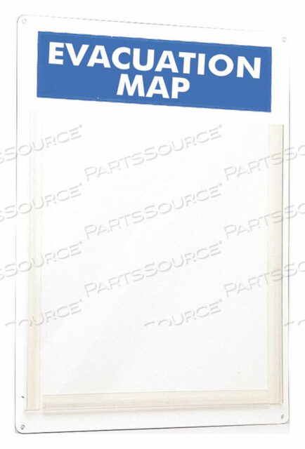 OEM#: 45381EVACUATION MAP HOLDER 15 X 11 IN. by Brady Americas
