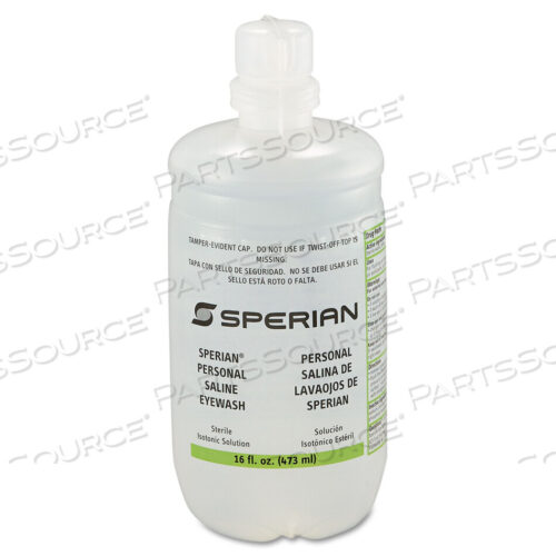 OEM#: 32-000454-0000SALINE PERSONAL EYEWASH BOTTLES, 16 OZ BOTTLE, 12/CARTON by Honeywell