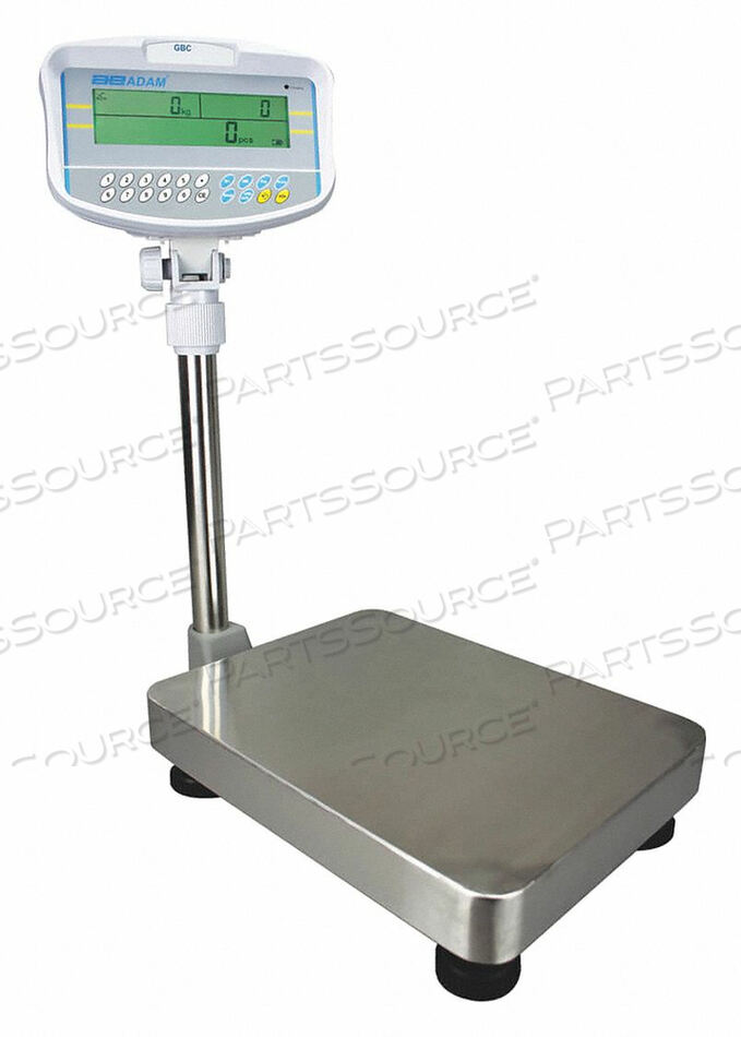 OEM#: GBC 130ASCALE 304 SS PLATFORM 60KG/130 LB CAP. by Adam Equipment