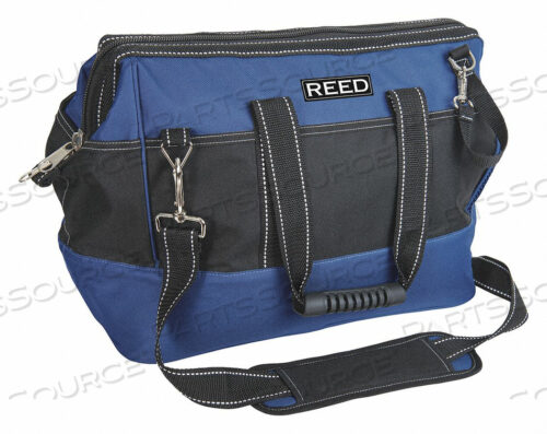 OEM#: R9999SOFT TOOL BAG BLACK/BLUE PLASTIC 9-1/2 H by Reed Instruments