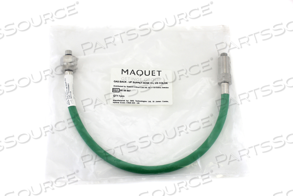 OEM#: 6688897GAS BACK-UP SUPPLY HOSE O2, US by Getinge USA Sales, LLC