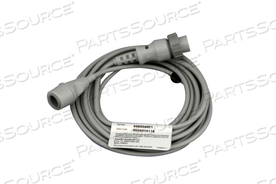 Replaces Cardinal Health 200, LLC 89600402110 FT 12 PIN IBP TO BAXTER EDWARDS TRANSDUCER ADAPTER CABLE