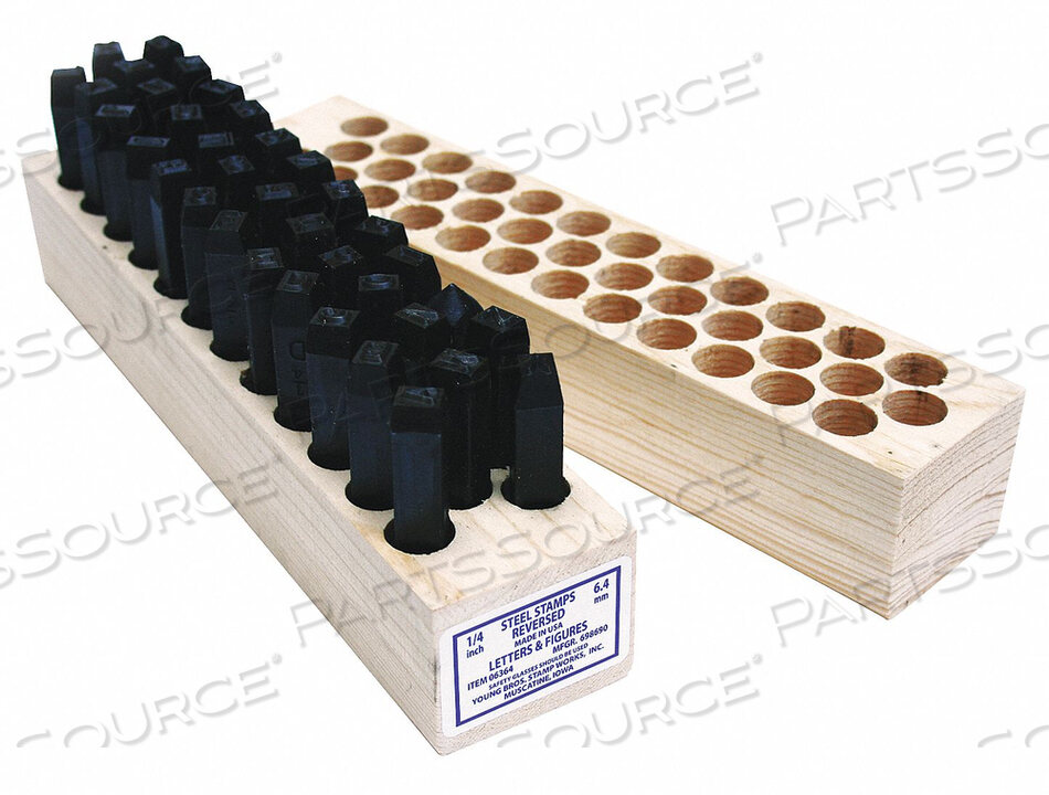 OEM#: 03364REVERSED COMBO SET 1/8INH REVERSED STEEL by Young Bros. Stamp Works, Inc.
