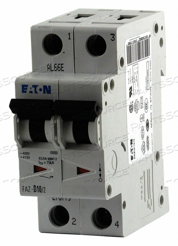 OEM#: FAZ-C40/2IEC SUPP PROTECTOR 40A 277/480VAC 2P by Eaton