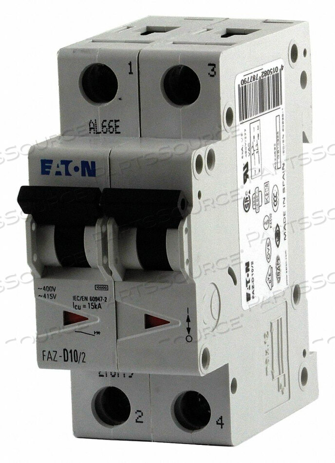 OEM#: FAZ-B25/2IEC SUPP PROTECTOR 25A 277/480VAC 2P by Eaton