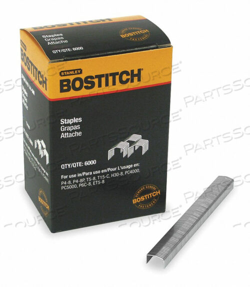 OEM#: STCR50191/4-6MPOWER CROWN STAPLES 1/4 IN PK6000 by Bostitch