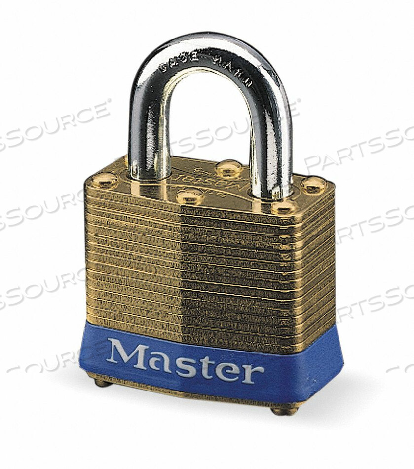 OEM#: 4KA-0712KEYED PADLOCK 5/8 IN RECTANGLE GOLD by Master Lock