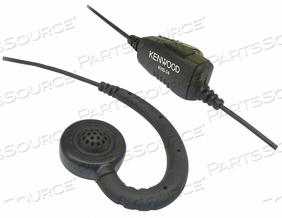 OEM#: KHS-34C-RING EAR HANGER WITH PTT & MIC SINGLE PIN by Kenwood