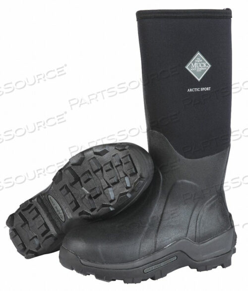 OEM#: ASP-000A/8G5149 RUBBER BOOT MENS 8 KNEE BLACK PR by Honeywell