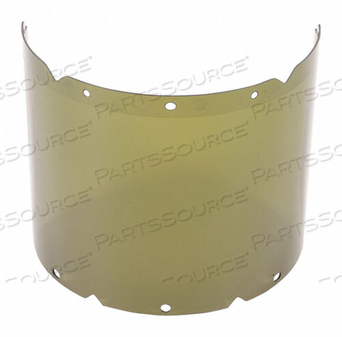 OEM#: 10115860V-GARD VISOR, PC, SHADE 3 IR, MOLDED, 8W X 17L X .098H, USE WITH CHIN PROTECTORS by MSA Safety Sales, LLC
