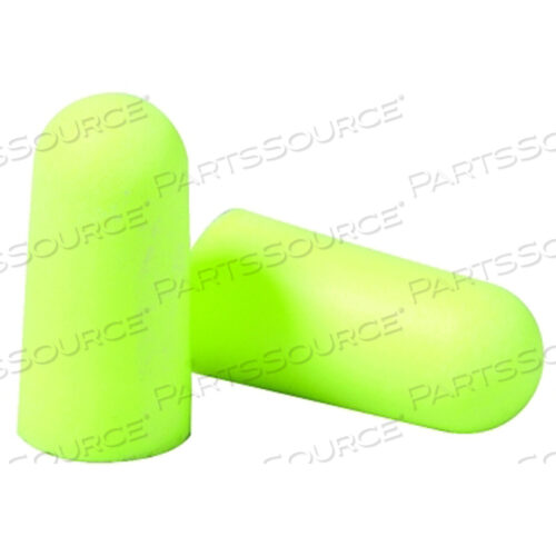 OEM#: 7000002303E-A-RSOFT YELLOW NEONS FOAM EARPLUG, POLYURETHANE, UNCORDED, REGULAR, POLY BAG by 3M Consumer