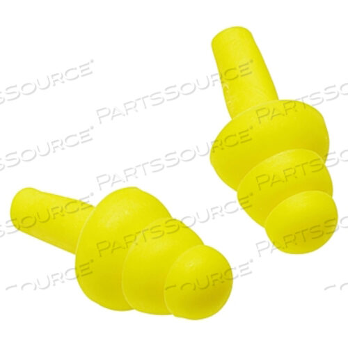 OEM#: 7000002321E-A-R ULTRAFIT EARPLUGS, ELASTOMERIC POLYMER, YELLOW, UNCORDED, POLY BAG by 3M Consumer