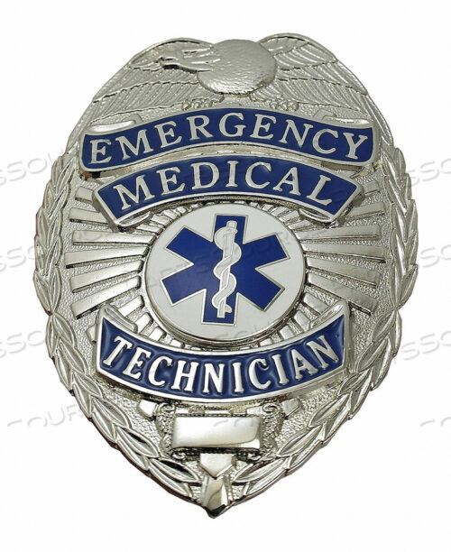 OEM#: 4182NMETAL BADGE EMERGENCY MEDICAL TECH NCKL by Heros Pride