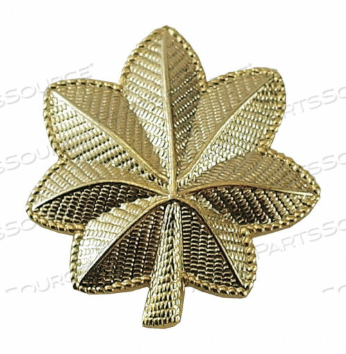 OEM#: 4427RGMETAL RANK INSIGNIA MAJ. LEAF GOLD PR by Heros Pride