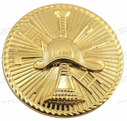 OEM#: 4449GMETAL RANK INSIGNIA FIRE DISCS GOLD PR by Heros Pride