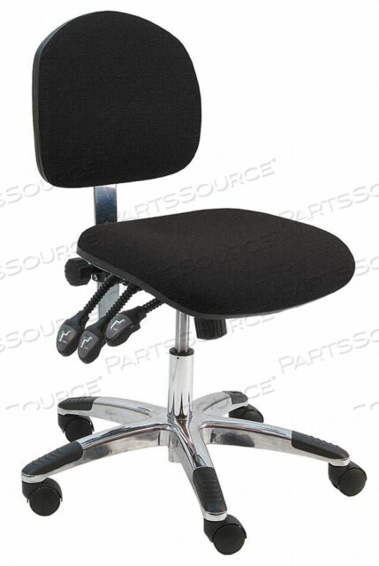 OEM#: WAS-F-TLC-WW-BLACKTASK CHAIR FABRIC BLACK 18-23 SEAT HT by Benchpro