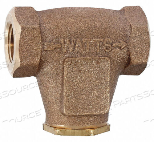 OEM#: 1/4 LF27INLINE V STRAINER SS 1/4 FNPT X FNPT by Watts Regulator Co.