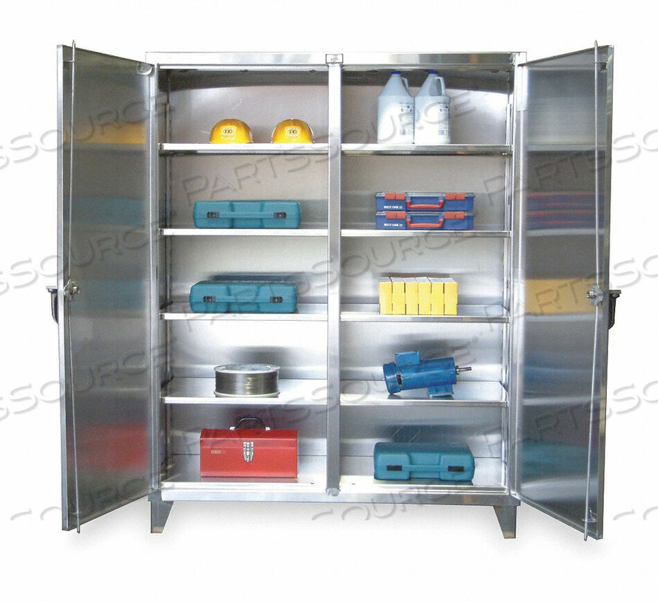 OEM#: 66-DS-248SSSHELVING CABINET 78 H 72 W SILVER by Strong Hold