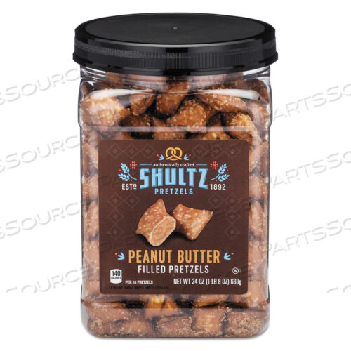 OEM#: 3598PRETZELS, PEANUT BUTTER, TUB, 24 OZ by Shultz