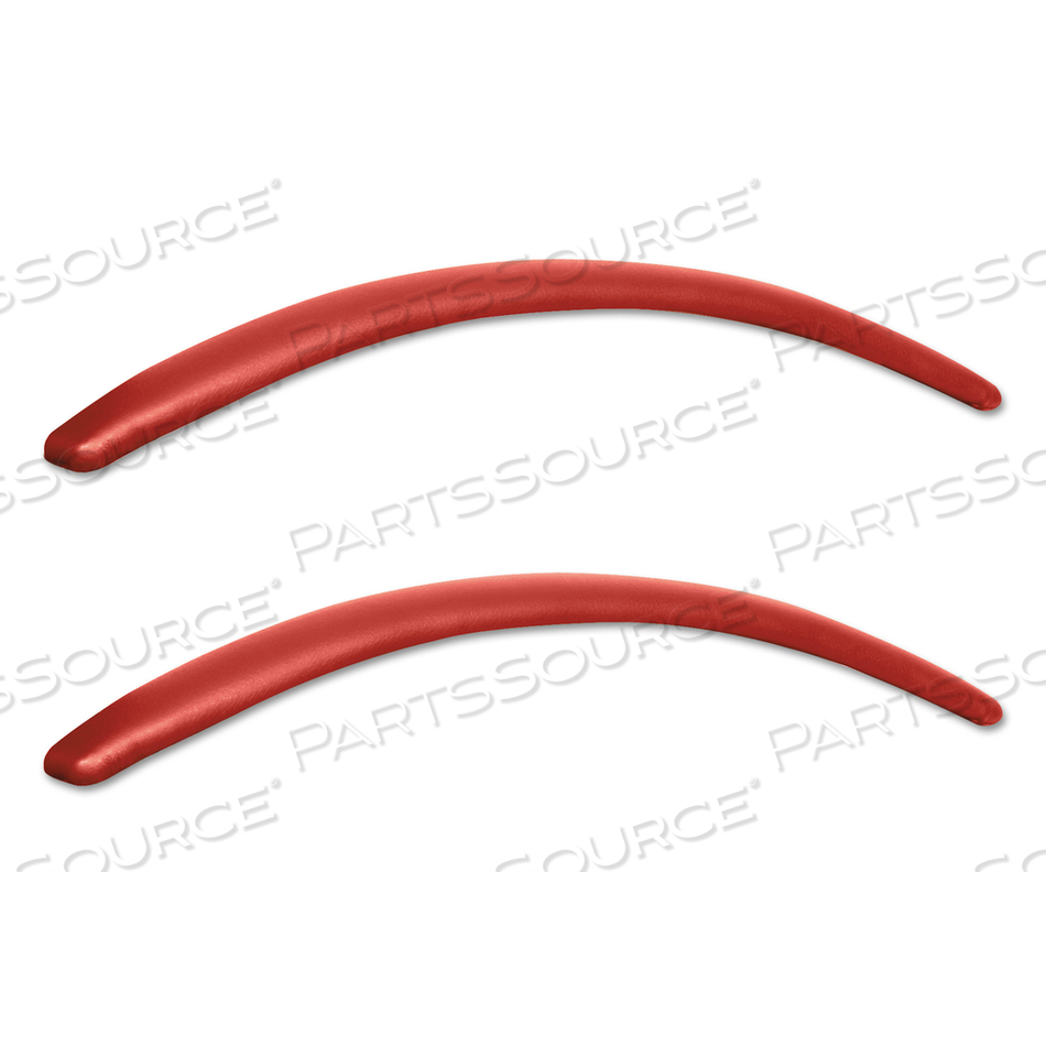NERATOLI SERIES REPLACEMENT ARM PADS FOR ALERA NERATOLI SERIES CHAIRS, FAUX LEATHER, 1.77 X 15.15 X 0.59, RED, 2/SET