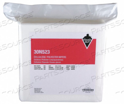 OEM#: 30N523DRY WIPE 9 X 9 WHITE by Tough Guy